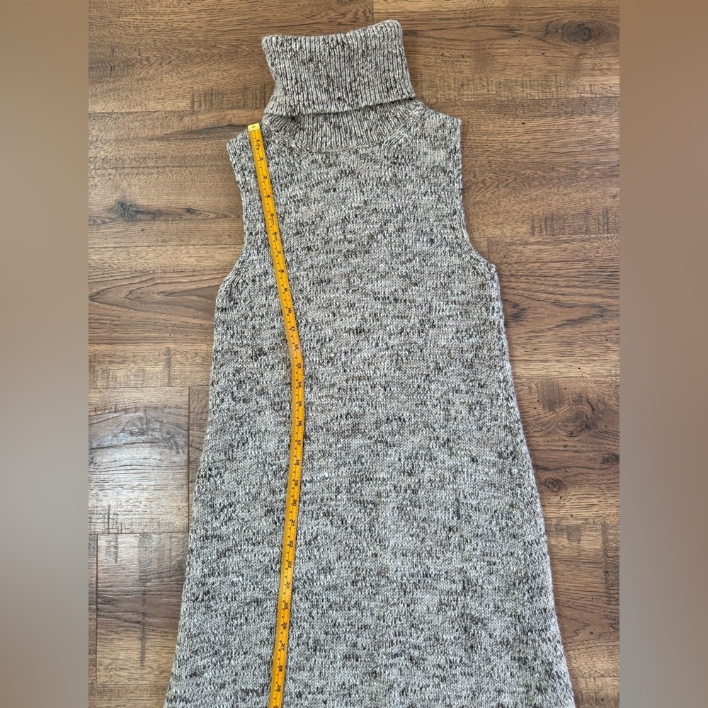 ZARA Elegant Tan Knit Dress size S